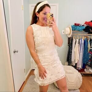 Roberto Cavalli White Floral Mini Dress XS